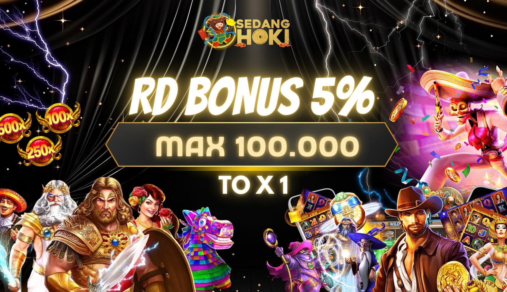 Bonus RE - DEPOSIT 5% SEDANGHOKI